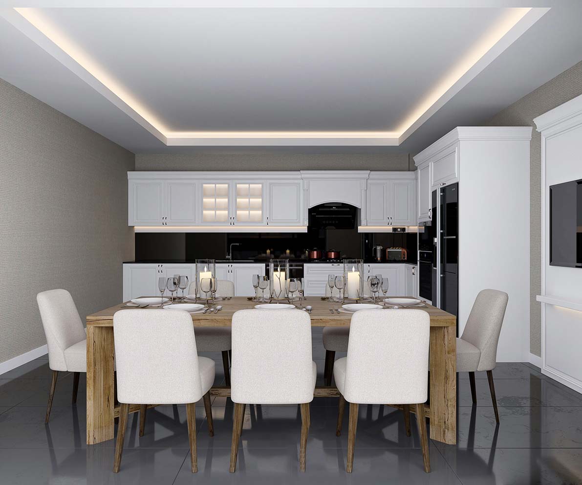 Cuisine BY-747 MDF Laqué