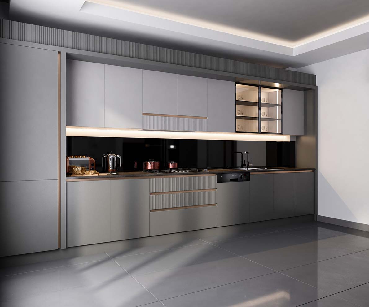 Cuisine MG-212 MDF Laqué