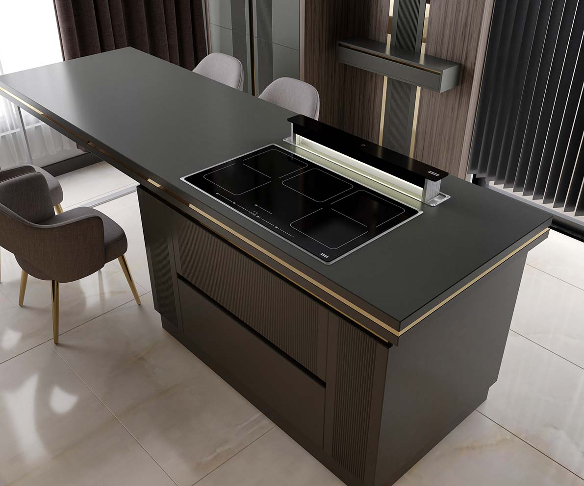 Cuisine MG-217 MDF Laqué