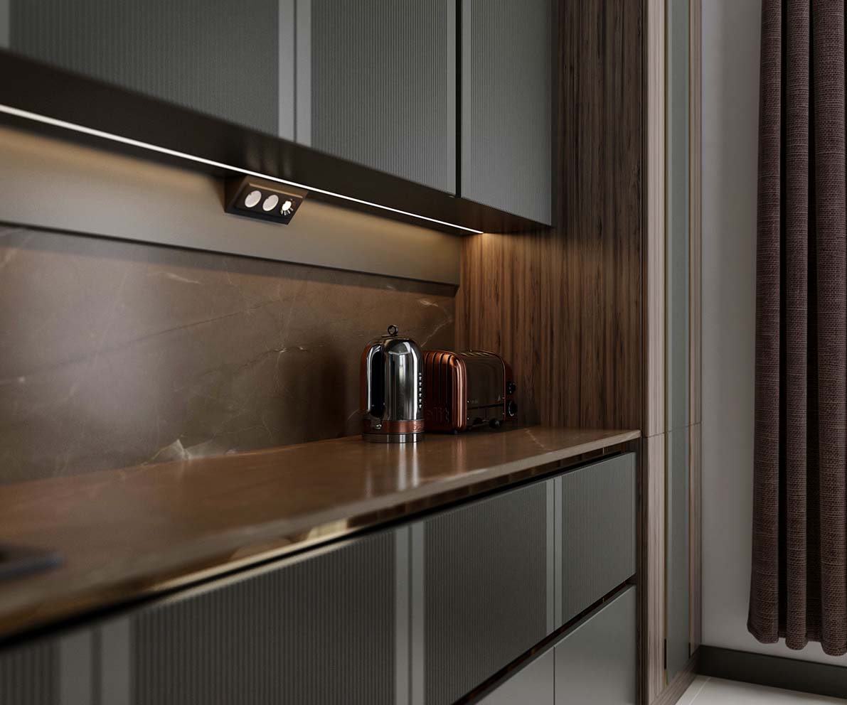 Cuisine MG-217 MDF Laqué