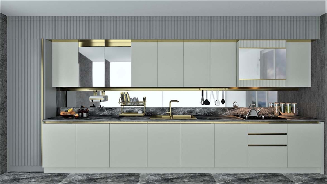 Cuisine MG-210 MDF Laqué