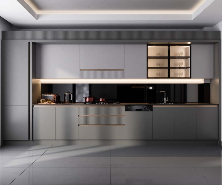 Cuisine MG-212 MDF Laqué