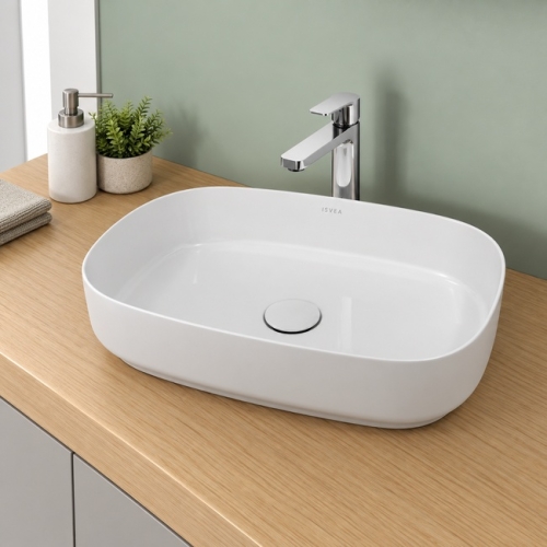 ISVEA - Lavabo sur plan Infinity 55 cm