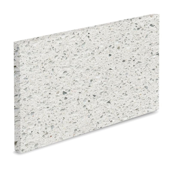 Plan de travail en Quartz Silestone Blanco stellar 13