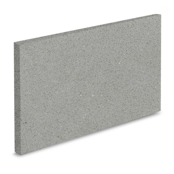 Plan de travail en Quartz Silestone Gris expo